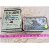 Image 1 : LOT OF 2 TOBACCO TINS ( OLD CHUM AND REPEATER)