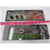 Image 1 : LOT OF 2 TIN SIGNS (WHEN NATURE CALLS, CALL BACK--VEGITARIAN)