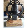 Image 1 : CAST IRON BELL ON STAND (9" BELL OPENING)