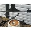 Image 2 : METAL WEATHER VANE, HAND CRAFTED (COMPLETE, WORKING) *30" TALL, 40" ARROW*