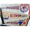 Image 1 : LOT OF 3 MONTRÉAL EXPO PENNANTS (EARLY 1980'S) *VINTAGE- ONE IS SIGNED*