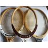 Image 2 : LOT OF 3 VINTAGE WOODEN TENNIS RACKETS (EXCELLENT CONDITION- STILL USABLE)