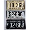 Image 1 : LOT OF LICENSE PLATES (1951, 1959, 1960) *EXCELLENT CONDITION*