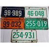 Image 1 : LOT OF SASKATCHEWAN LICENSE PLATES (1962, 1963, 1964, 1965, 1966)