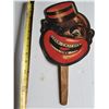 Image 1 : BLACK AMERICANA RESTAURANT ADVERTISING FAN (ORIGINAL) *MENU ON BACK*