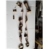 Image 1 : 2 STRINGS OF BELLS ( 3' STRING & 4' STRING) *MOSTLY OLD BRASS BELLS, 20 IN ALL*