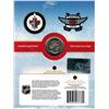 Image 2 : 50 CENT COIN (2011 - 2012) *CANADIAN WINNIPEG JETS*