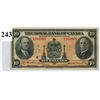 Image 1 : 1935 ROYAL BANK OF CANADA - $10 BANKNOTE - SER. # 1293968