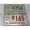 Image 3 : LOT OF FOUR SASK. POWER UNIT LICENSE PLATES (NOS)