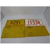 Image 1 : LOT OF ASSORTED TRAILER PLATES (1967, 1970-NOS, 1971, 1972-NOS) *SASK.*