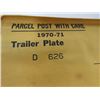Image 4 : LOT OF ASSORTED TRAILER PLATES (1967, 1970-NOS, 1971, 1972-NOS) *SASK.*