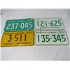 Image 1 : LOT OF LICENSE PLATE PAIRS (1967, 1968, 1969, 1970) *SASK.*