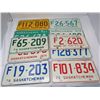 Image 1 : LOT OF 10 SASK LICENSE PLATES 1967-1976