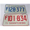 Image 4 : LOT OF 10 SASK LICENSE PLATES 1967-1976