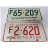Image 6 : LOT OF 10 SASK LICENSE PLATES 1967-1976