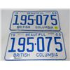 Image 3 : LOT OF FOUR BRITSH COLUMBIA LICENSE PLATES