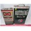 Image 1 : B/A 2 GALLON AUTOLENE OIL & EARLY B/A FROST-COP CANS