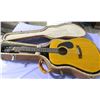 Image 1 : 6 STRING GUITAR WITH CASE (SAMIK-LW-015G) *2 PIECE BACK* (INDONESIA)