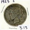 Image 1 : ONE DOLLAR COIN (USA) *1923* (PEACE) *SILVER*