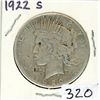 Image 1 : ONE DOLLAR COIN (USA) *1922* (PEACE) *SILVER*