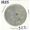 Image 1 : ONE DOLLAR COIN (USA) *1925* (PEACE) *SILVER*