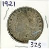 Image 1 : ONE DOLLAR COIN (USA) *1921* (MORGAN) *SILVER*