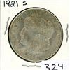 Image 1 : ONE DOLLAR COIN (USA) *1921* (MORGAN) *SILVER*