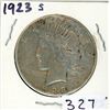 Image 1 : ONE DOLLAR COIN (USA) *1923* (PEACE) *SILVER*