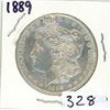 Image 1 : ONE DOLLAR COIN (USA) *1889* (MORGAN) *SILVER*
