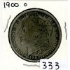 Image 1 : ONE DOLLAR COIN (USA) *1900* (MORGAN) *SILVER*