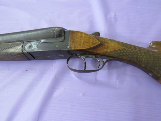 DOUBLE BARREL SHOTGUN (BELGIUM) *ARMAF. LIEGE.* - Schmalz Auctions