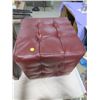 Image 5 : RETRO STOOLS  (REUPHOLSTERED) 1-16"L X 13.5T X 12"W, 1-15"L X 15.5"T X 15"W