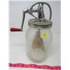 Image 1 : CLEAR GLASS BUTTER CHURN