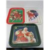 Image 1 : LOT OF 3 COCA COLA TRAYS (CHRISTMAS)