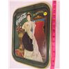 Image 2 : METAL COCA COLA TRAY (LADY HOLDING A FANCY BLACK FAN)