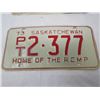 Image 2 : LOT OF 3 LICENSE PLATES (2 X 1973 SASK HOME OF THE RCMP, 1 X 1975)