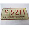 Image 4 : LOT OF 3 LICENSE PLATES (2 X 1973 SASK HOME OF THE RCMP, 1 X 1975)