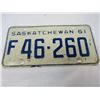 Image 3 : LOT OF 3 LICENSE PLATES (1960, 61, 63) *SASK*