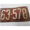 Image 4 : LOT OF 2 LICENSE PLATES (1926, 27) *SASK*