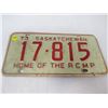Image 4 : LOT OF 6 LICENSE PLATES (1973 HOME OF THE RCMP, 2 OF F47-365) *SASK*