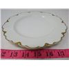 Image 3 : LOT INCLUDING, DINNER PLATE, SALAD BOWL, SAUCER, DESSERT PLATE (CHINA WHITE AND GOLD IN COLOR) *THEO