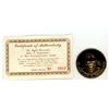 Image 1 : 20 YEAR COMMEMORATIVE MEDAL (JOHN G. DIEFENBAKER) *24 KARAT ELECTROPLATE*