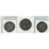 Image 2 : LOT OF 3 FOREIGN COINS (FRENCH?) *SILVER* (1859-1780-UNKNOWN)