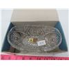 Image 3 : PINWHEEL 6" CHRYSTAL BOWL IN ORIGINAL BOX