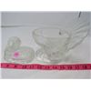 Image 2 : CLEAR TURKEY ON NEST (VERY RARE) *UNFORTUNATLY LID HAS BEEN BROKEN BUT PARTS ALL THERE*