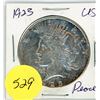 Image 1 : ONE DOLLAR COIN (USA) *1923* (PEACE)
