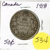 Image 1 : FIFTY CENT COIN (CANADA) *1918*