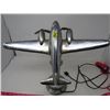 Image 3 : AIRPLANE DESK LAMP (LIGHTS UP) *RARE* (WORKS! NOTE: PROPELLER NOT COMPLETE)