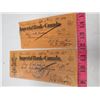 Image 2 : PAIR OF IMPERIAL BANK OF CANADA NOTES