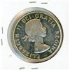 Image 2 : ONE DOLLAR COIN (CANADA) *1963* (SILVER)